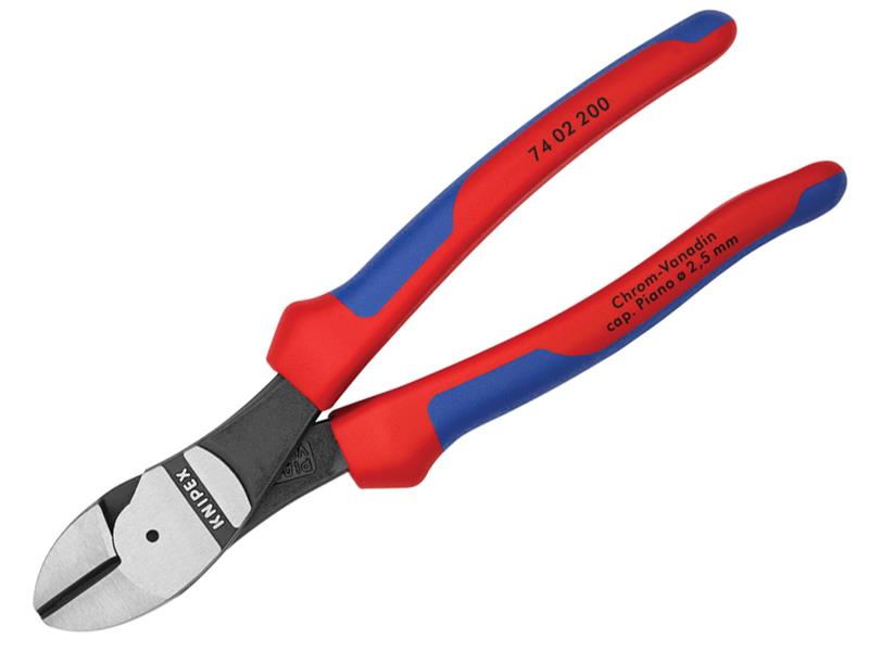 74 02 200 High Leverage Diagonal Cutters Comfort Handles 200mm                  