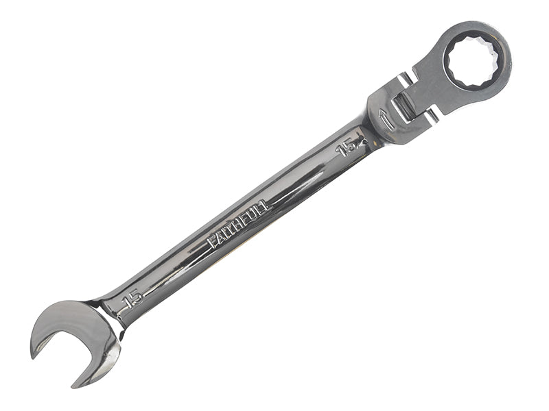 Ratchet Combination Spanner Flex Head CV 15mm                                   
