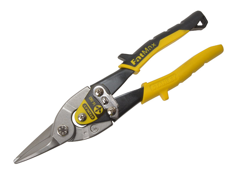 Yellow Aviation Snips & Holster Straight Cut 250mm (10in)