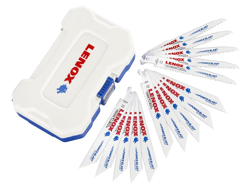 General Purpose Reciprocating Saw Blade Set, 15 Piece