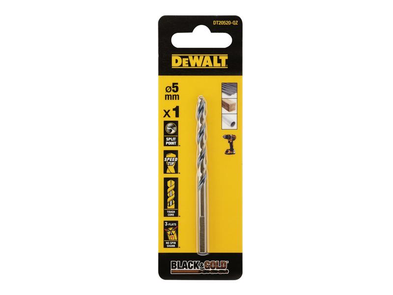 BLACK&GOLD HSS Drill Bit 5.0mm                                                  