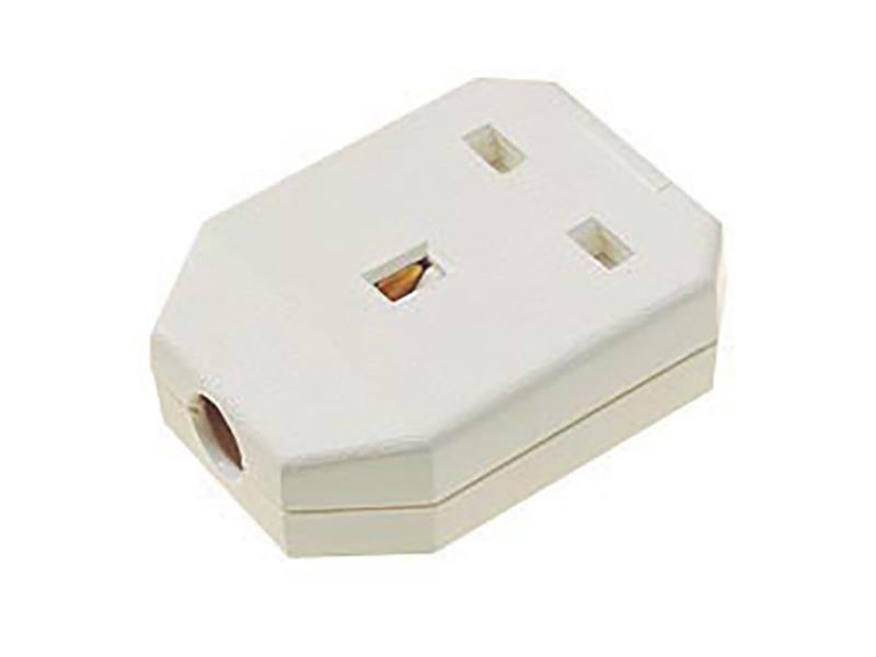 Nylon Extension Socket 1 Gang 13 Amp White 9419NB