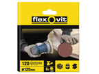 Hook & Loop Sanding Disc 125mm Extra Fine 180G (Pack 6)