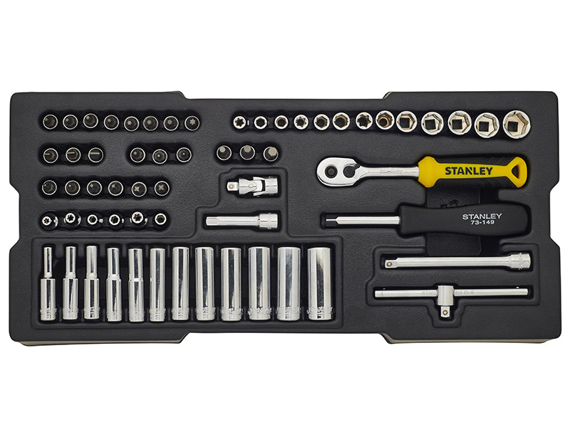 Transmodule System 1/4in Drive Metric Socket Set 60 Piece