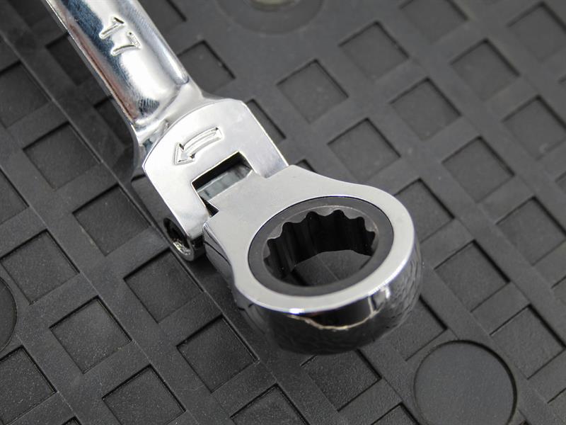Ratchet Combination Spanner Flex Head CV 17mm                                   