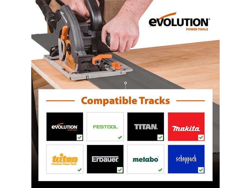 R185CCSX Circular Track Saw Kit 185mm 1600W 110V                                
