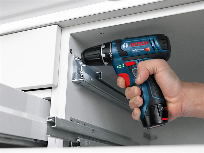 GSR 12V-15 Professional Drill Driver 12V 2 x 2.0Ah Li-ion                       