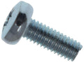 Machine Screw Pozi Compatible Pan Head ZP M6 x 50mm Box 25