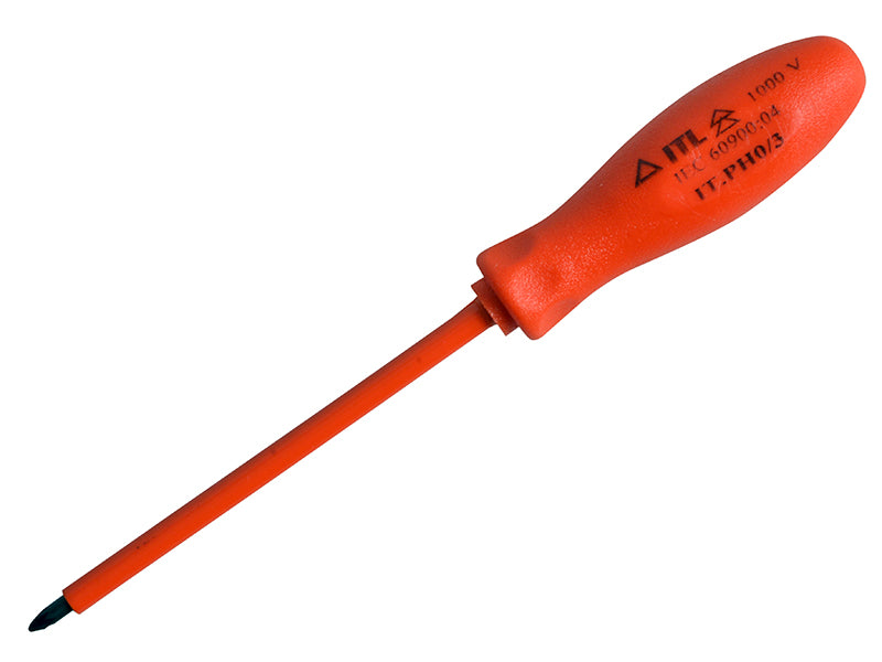 Insulated Screwdriver Phillips No.0 x 75mm (3in)                                