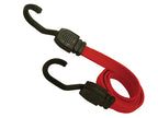 Flat Bungee Cord 76cm (30in) Red 2 Piece                                        