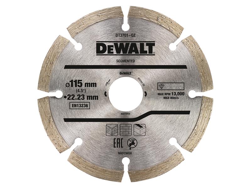 DT3711 Segmented Diamond Cutting Disc 125 x 22.23mm                             