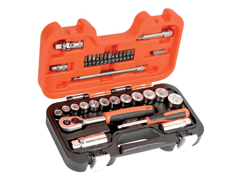 S330 3/8in Drive Socket Set, 34 Piece                                           