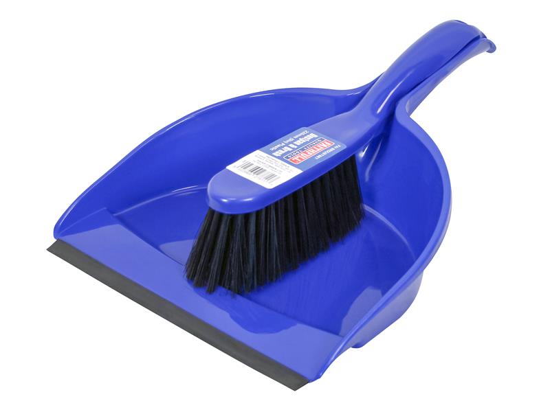 Plastic Dustpan & Brush Set                                                     