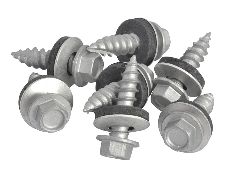 TechFast Hex Head Screw Sheet to Timber 6.3 x 25mm Pack 100                     