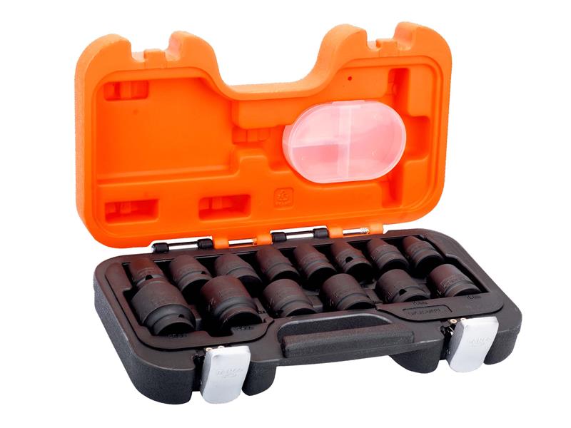 D/S14 1/2in Drive Impact Socket Set, 14 Piece                                   
