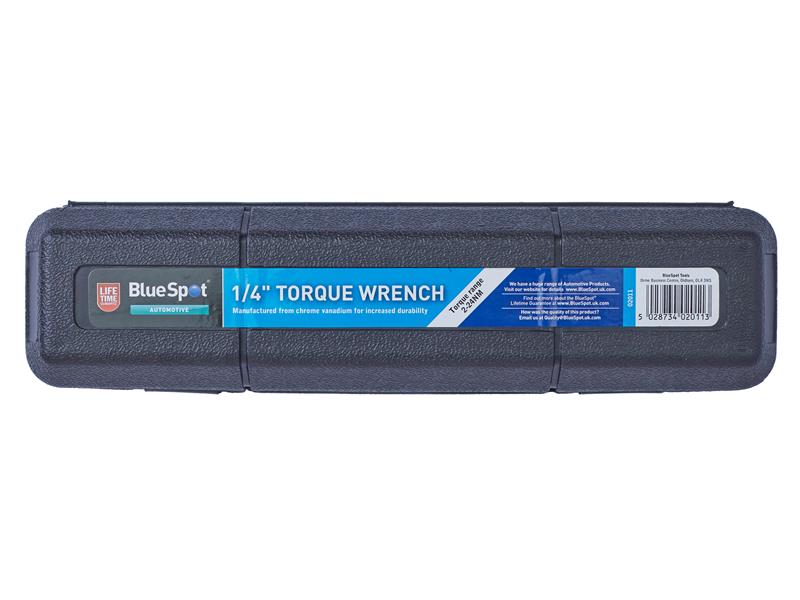 Torque Wrench 1/4in Drive 2-24Nm                                                
