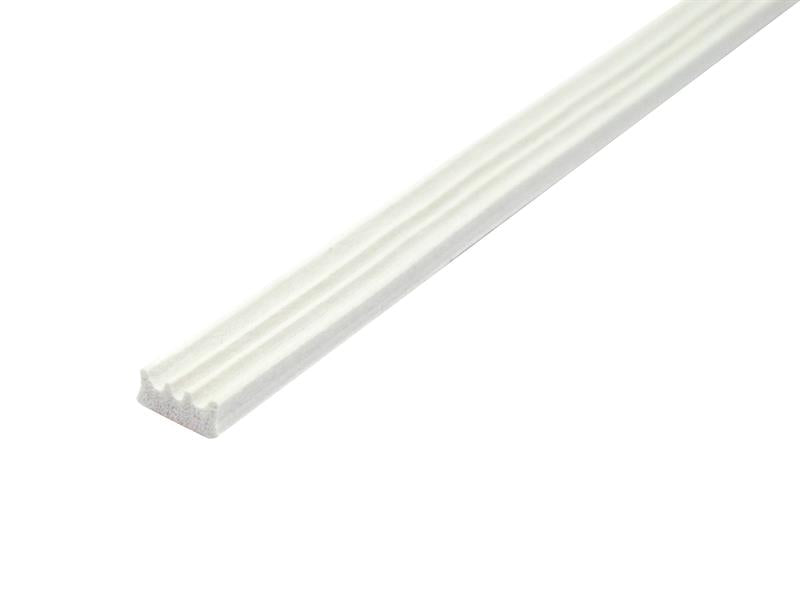 EPDM Draught Excluder White 24M 9 x 3.5mm                                       