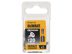Impact Torsion Bits TX20 x 25mm (Pack 5)                                        
