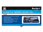 1/4in Metric Socket Set, 24 Piece                                               