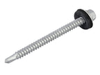 TechFast Hex Head Roofing Screw Self-Drill Light Section 5.5 x 70mm Pack 50     