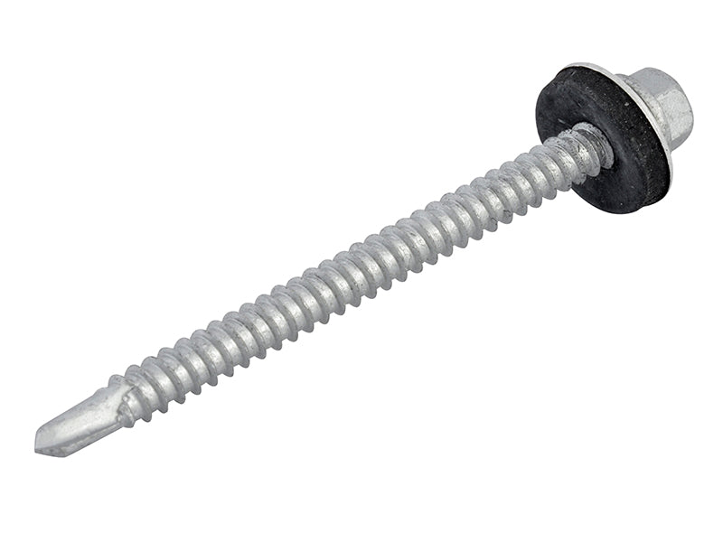 TechFast Hex Head Roofing Screw Self-Drill Light Section 5.5 x 70mm Pack 50     