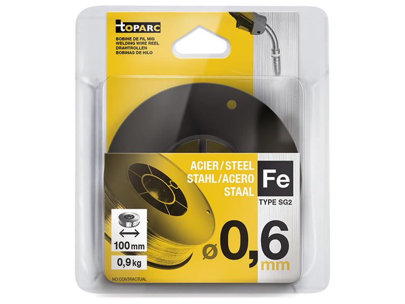 MAG Wire Reel Steel 0.6mm 0.9kg                                                 