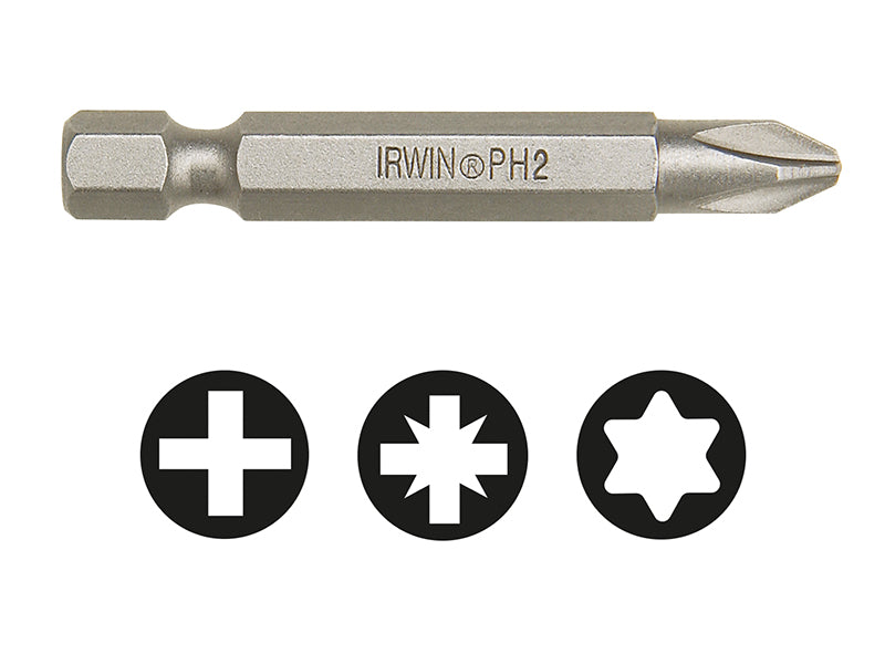 Phillips Power Insert Bit PH2 70mm (Pack 1)                                     