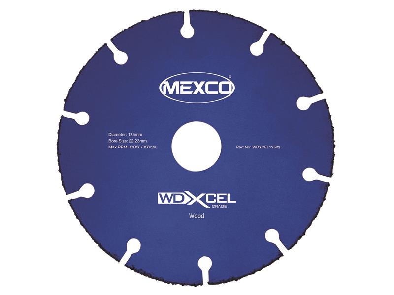 WD XCEL Grade Wood Cut Blade 125 x 22mm