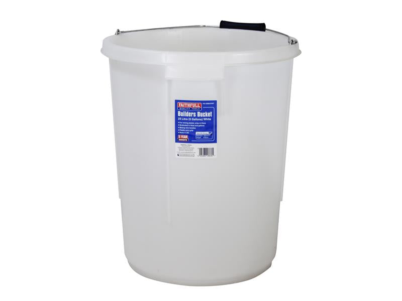 Mixing Bucket 25 litre (5 gallon) - White                                       