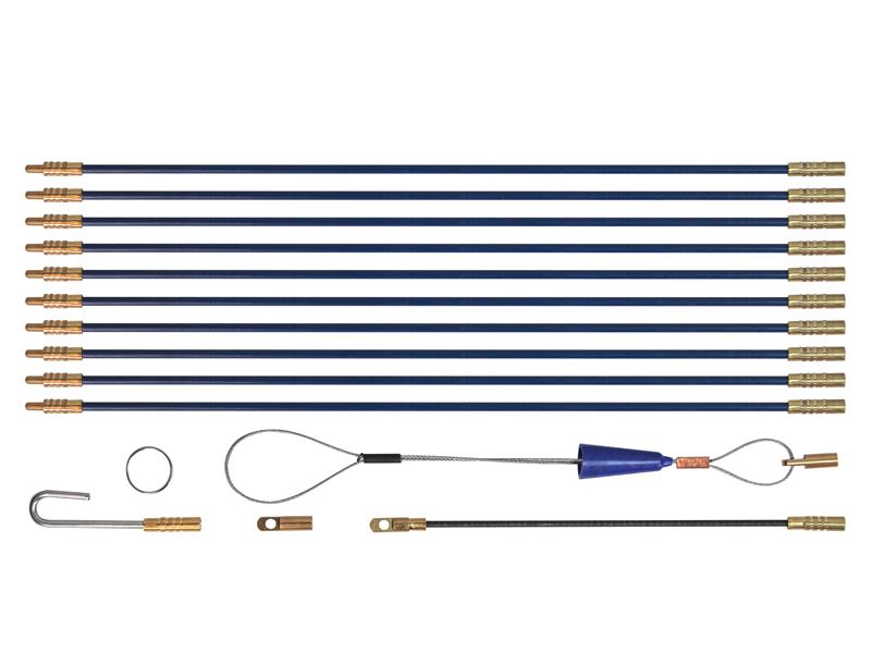 Fibreglass Cable Rod Set 15pc 10 x 330mm                                        