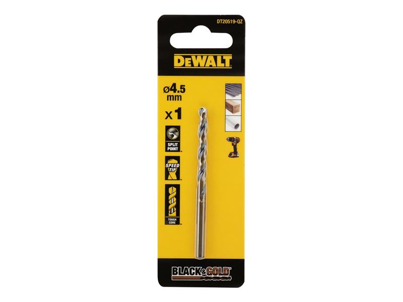 BLACK&GOLD HSS Drill Bit 4.5mm                                                  