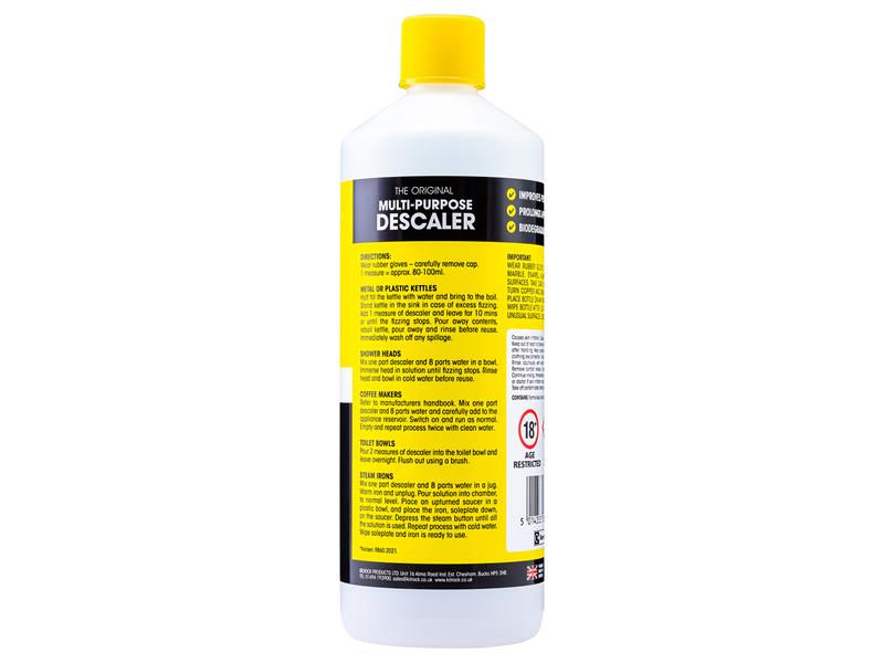 Kilrock-Mega K Multi-Purpose Descaler 1 litre (12 Dose Bottle)