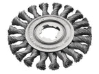 X-Lock Stainless Steel Knot Wheel Brush 125mm Non Spark