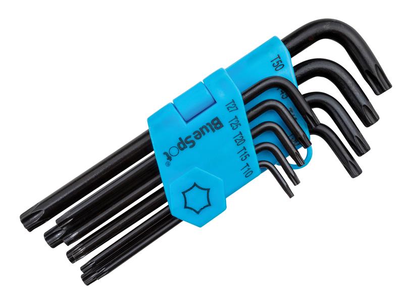 Long Arm TORX Key Set of 9 (TX10-TX50)                                          