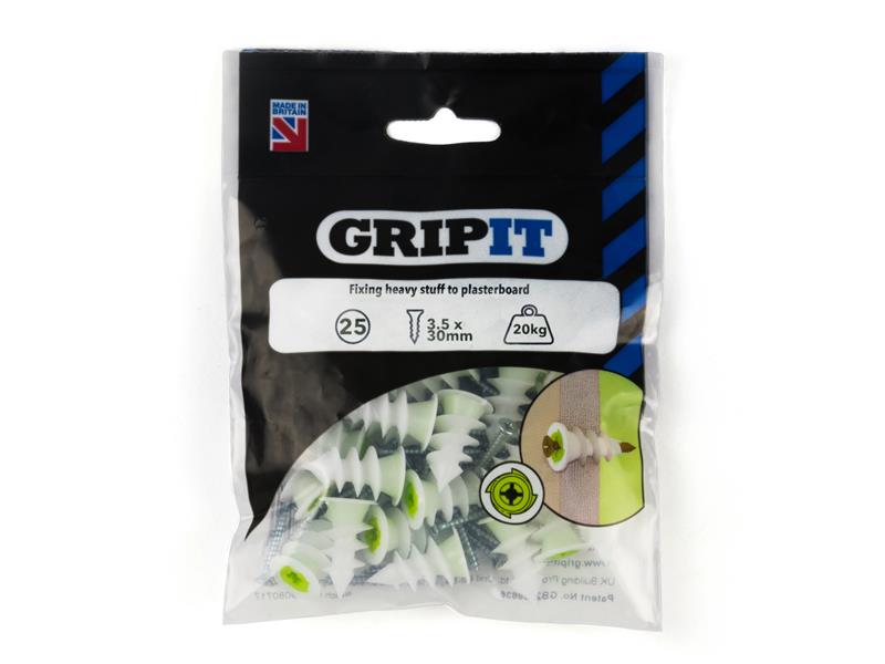 TwistIT Self-Drive Plasterboard Fixings (Pack 25)                               