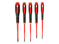 BE-9871SL ERGO™ Slim VDE Insulated Screwdriver Set, 5 Piece