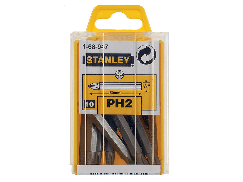 Phillips Power Bits PH2 x 50mm (Box 10)