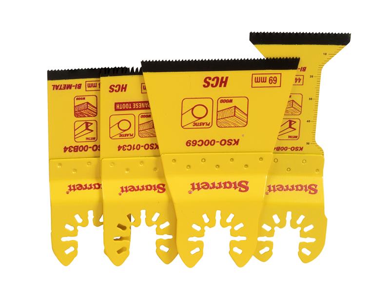 KSO-0400 Professional Oscillating Blade Set, 4 Piece