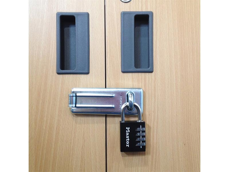 Black Finish 40mm 4-Digit Combination Padlock - 51mm Shackle