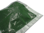Tarpaulin Green/Silver 3.6 x 2.7m (12 x 9ft) 80gsm                              