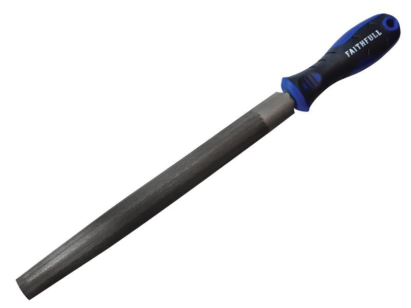 Handled Half-Round Second Cut Engineers File 250mm (10in)                       