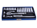 1/4in Metric Socket Set, 24 Piece                                               