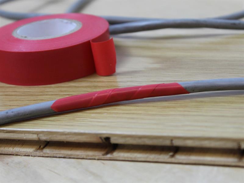 PVC Electrical Tape Red 19mm x 20m                                              