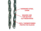8021E Hardened Steel Chain 2m x 10mm