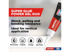 Super Glue Power Gel Tube 2 x 3g