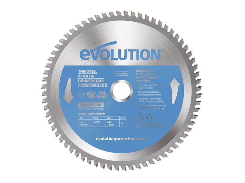Thin Steel Cutting Circular Saw Blade 210 x 25.4 x 68T