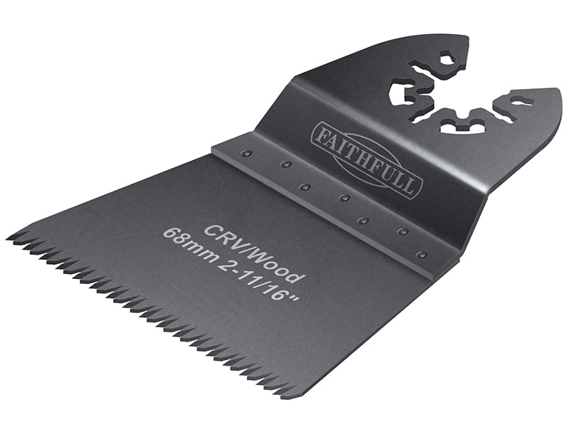 Multi-Function Tool CrV Flush Fast Cut Wood Ground Side Set 68mm (Pack 5)       