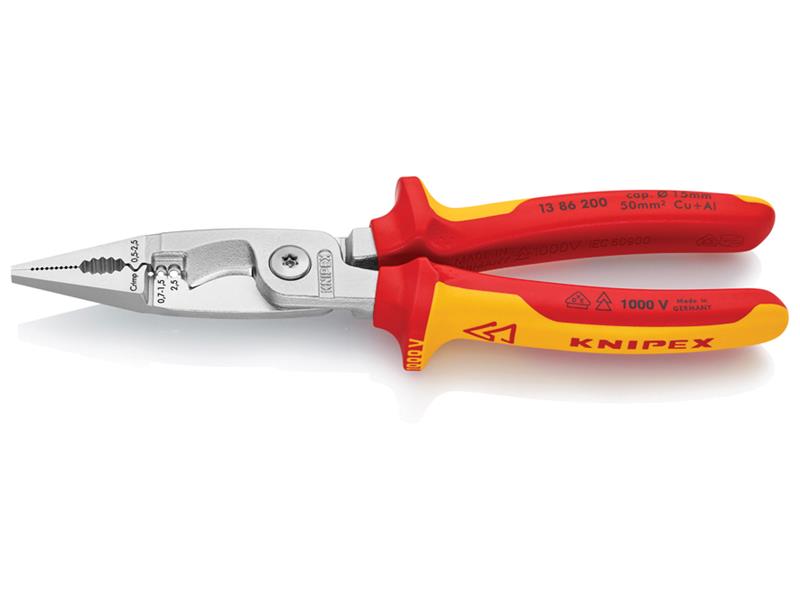 VDE Multifunctional Installation Pliers 200mm                                   