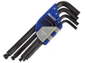 Metric Ball End Hexagon Key Long Arm Set, 9 Piece                               