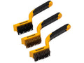 Wide Wire Brush Set, 3 Piece